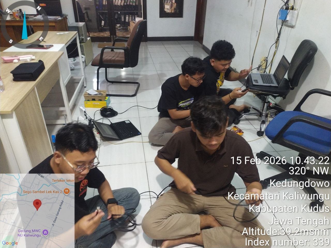 Instalasi Jaringan di PT Bina Cahaya Label Cabang Kudus